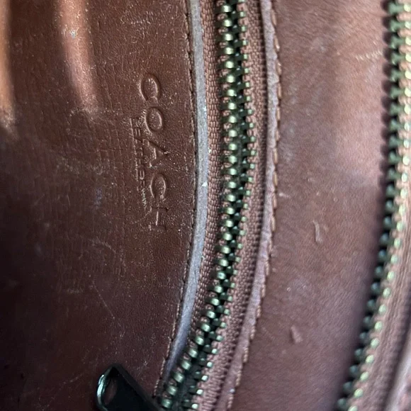 Coach Tan Leather Crossbody Bag - Picture 8 of 8
